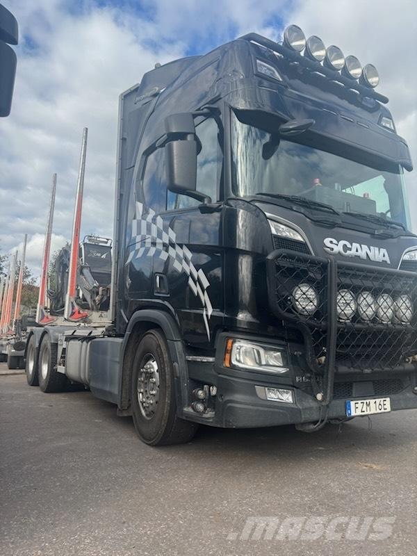 Scania R650B6X4NB Hout-Bakwagens