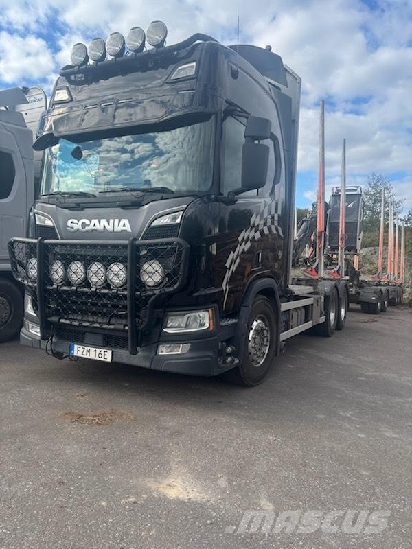 Scania R650B6X4NB Hout-Bakwagens