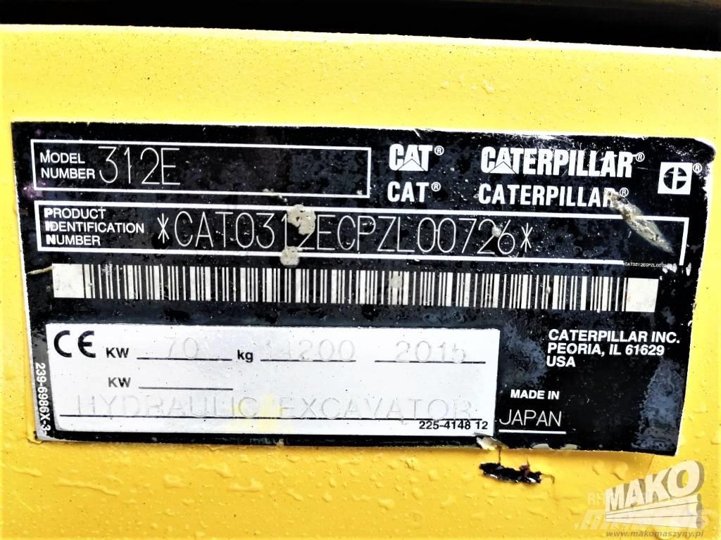 CAT 312 E Rupsgraafmachines