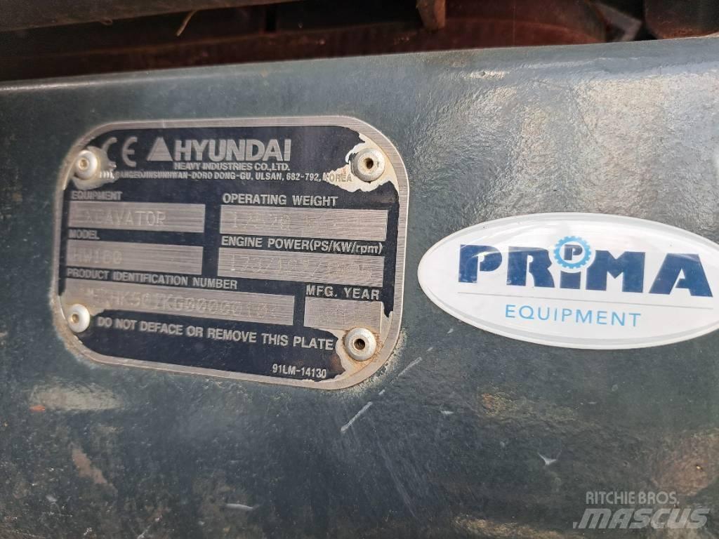 Hyundai HW160 Wielgraafmachines