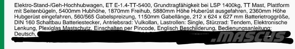 Crown ET40001.4 Hand stapelaars