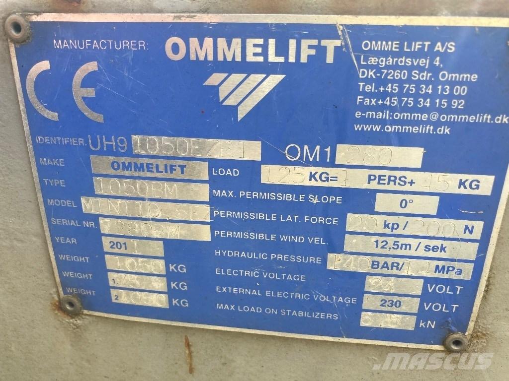Omme lift Mini 10 Aanhanger hoogwerkers