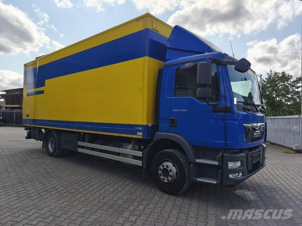 MAN TGM 15.250 Bakwagens met gesloten opbouw