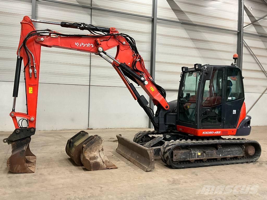 Kubota KX 080-4 A 2 Midigraafmachines 7t - 12t