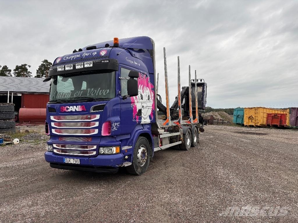 Scania 560. 6x4 Hout-Bakwagens