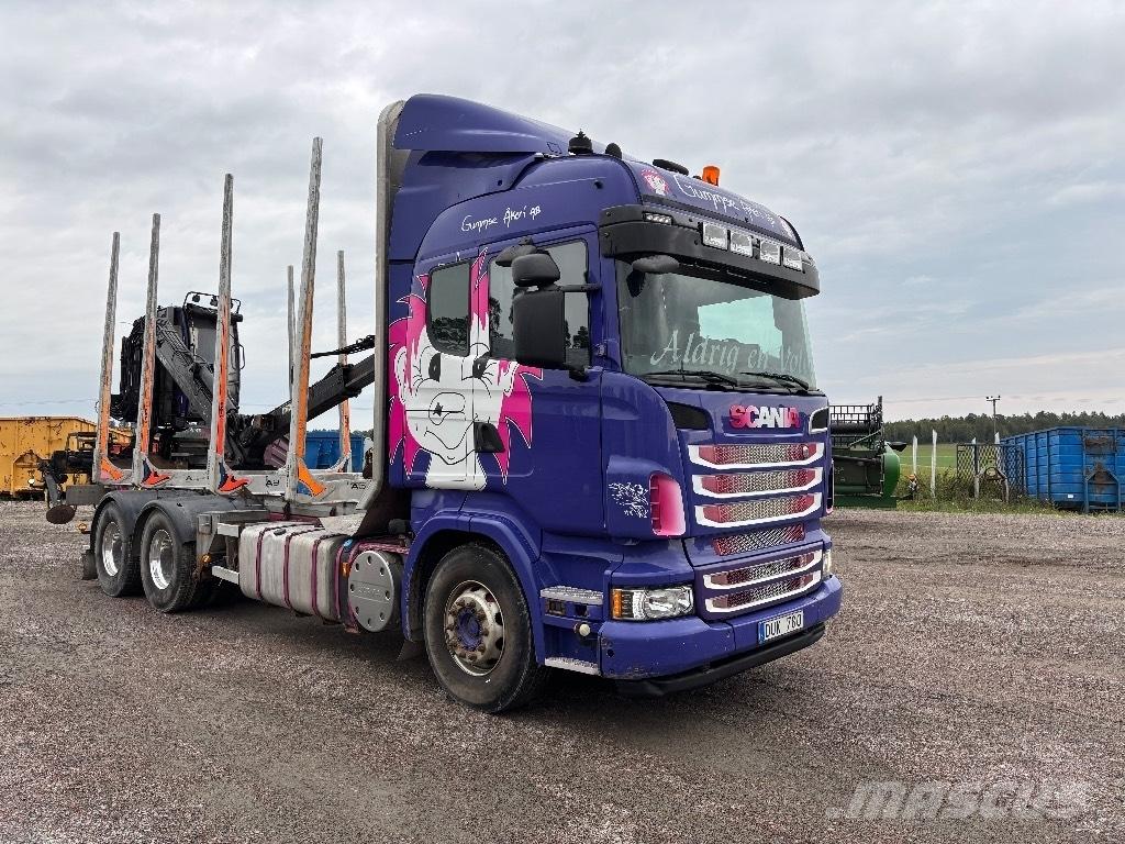 Scania 560. 6x4 Hout-Bakwagens