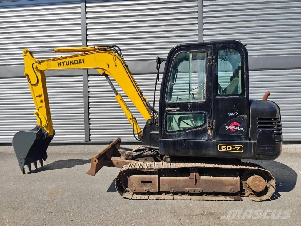 Hyundai R 60-7 Minigraafmachines < 7t