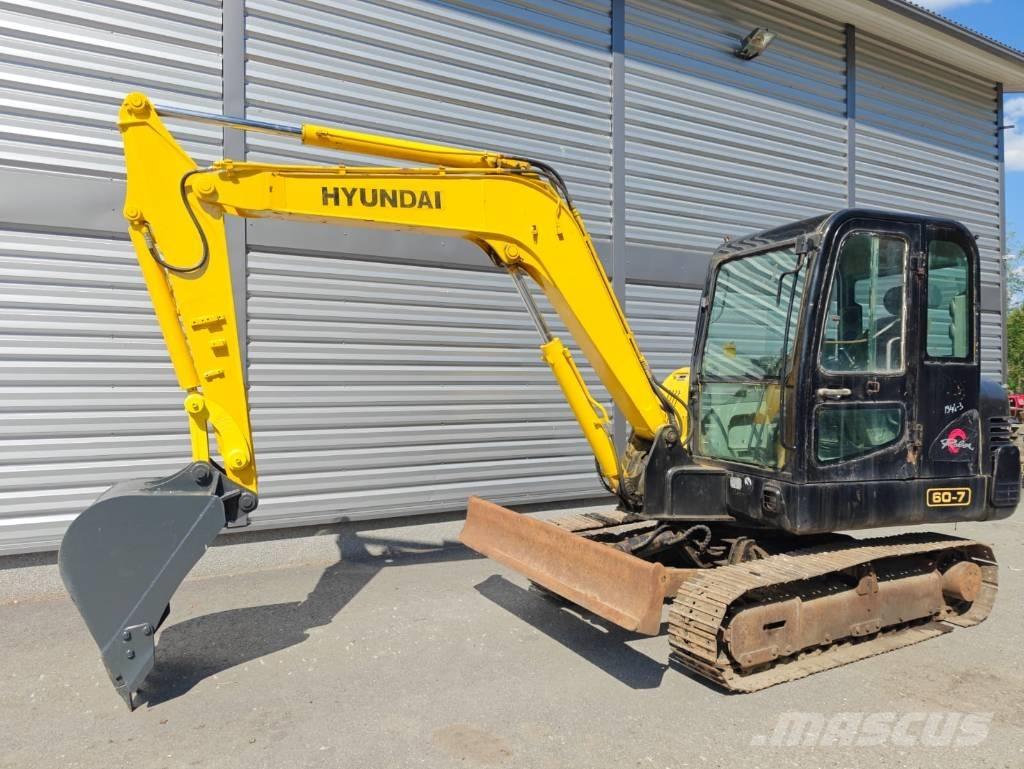 Hyundai R 60-7 Minigraafmachines < 7t