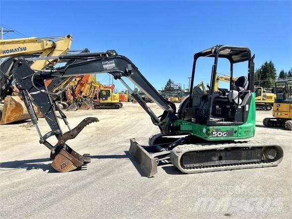 John Deere 50G Minigraafmachines < 7t
