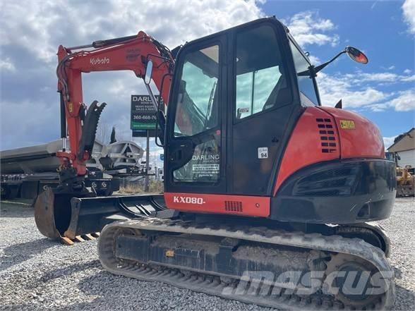 Kubota KX080-4 Rupsgraafmachines