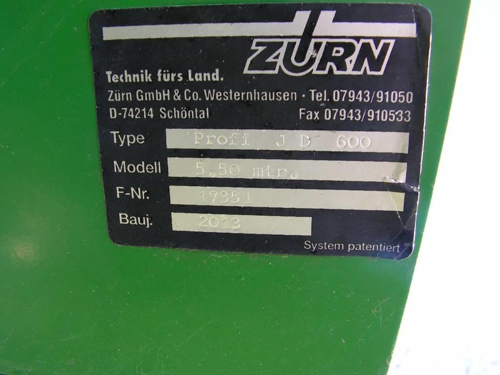 Zürn Profi 600 Maaidorser aanbouwdelen