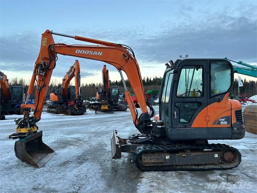 Doosan dx55 Minigraafmachines < 7t