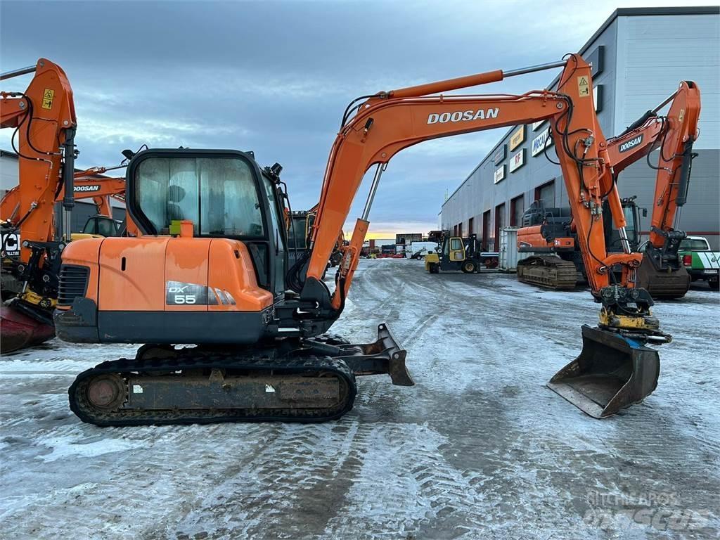 Doosan dx55 Minigraafmachines < 7t
