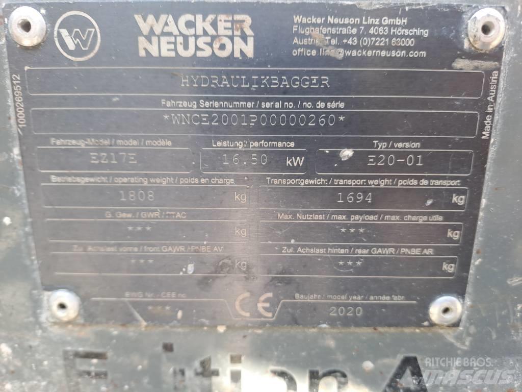 Wacker Neuson EZ17e Rupsgraafmachines