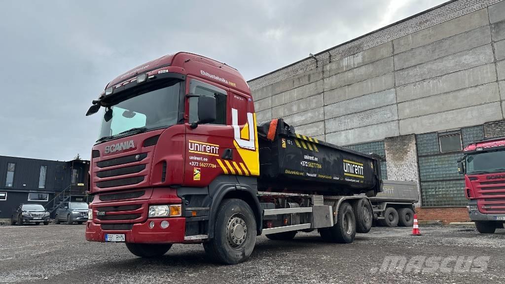 Scania R 480 Vrachtwagen met containersysteem