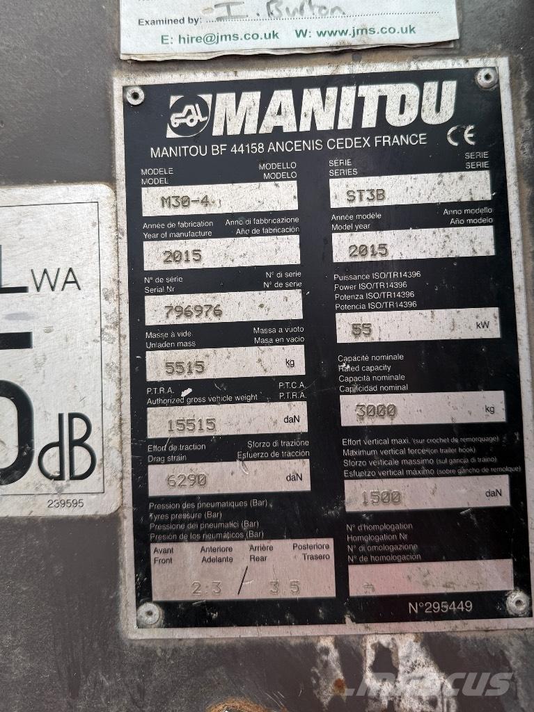 Manitou M30-4 ST3B Verreikers