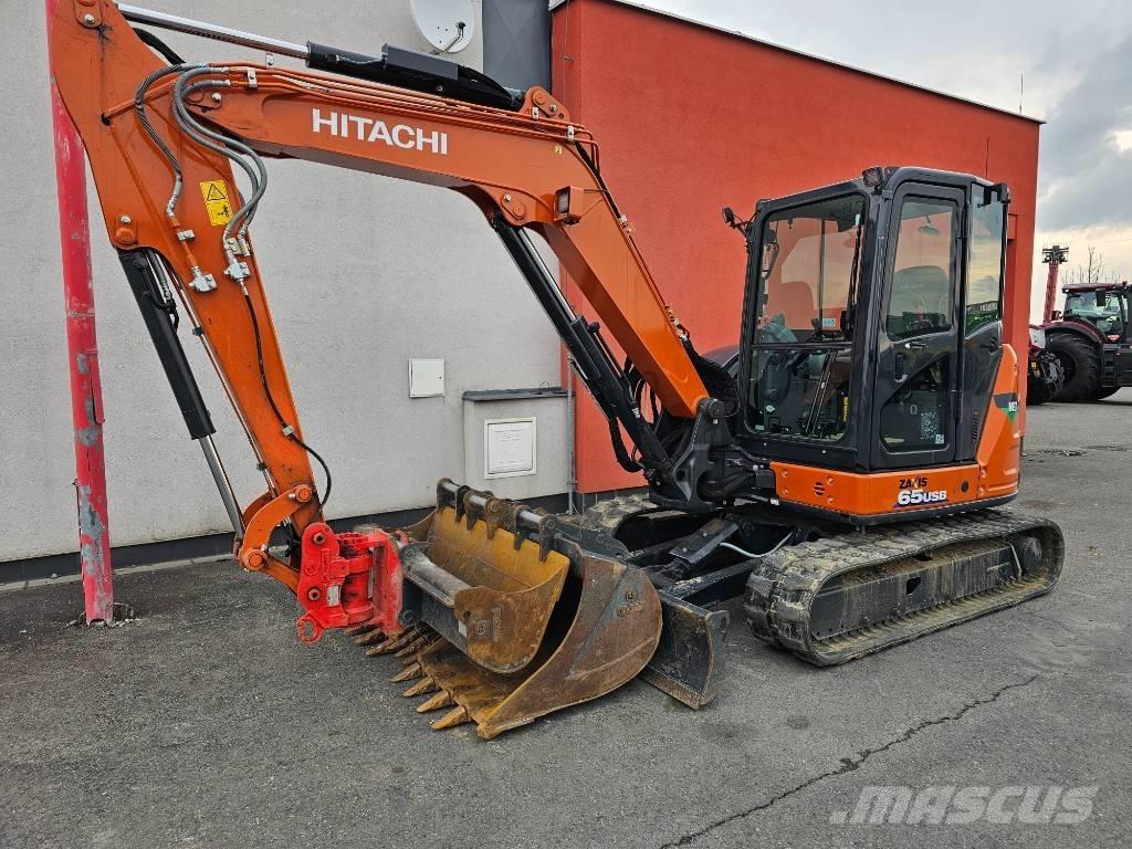 Hitachi ZX65 Rupsgraafmachines