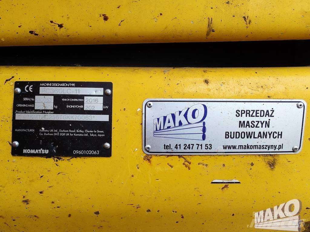 Komatsu PC 360 Rupsgraafmachines
