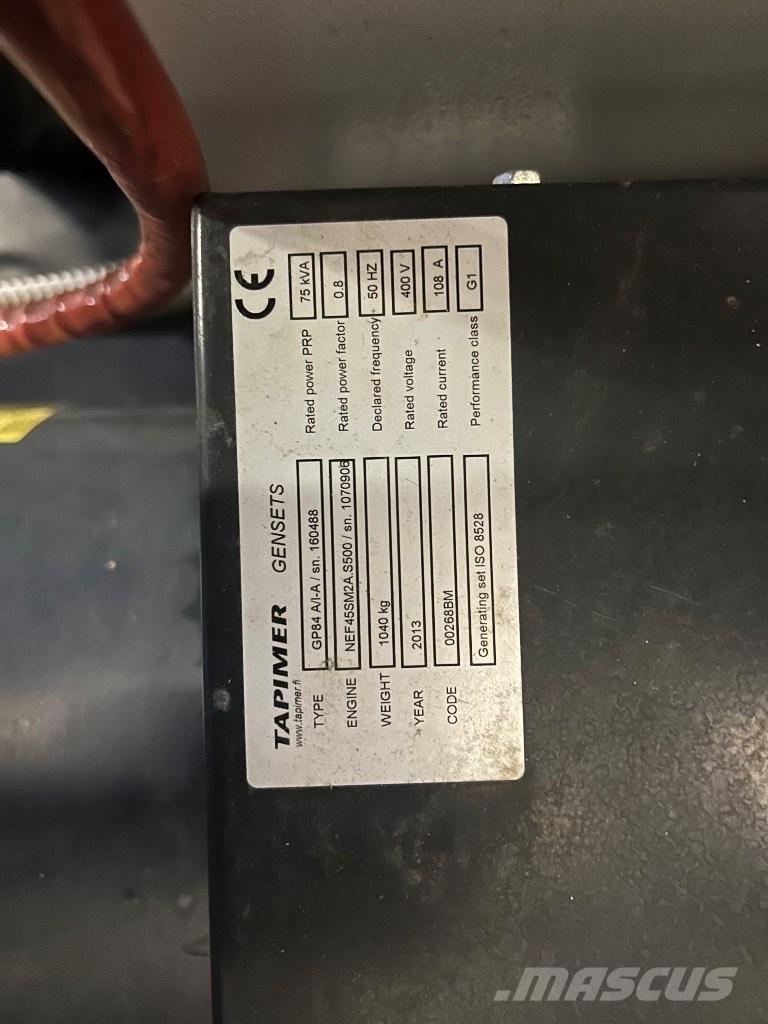 Genset GP84 75KVA Diesel generatoren