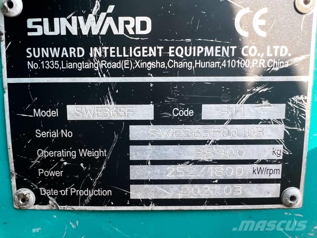 Sunward 365f Rupsgraafmachines