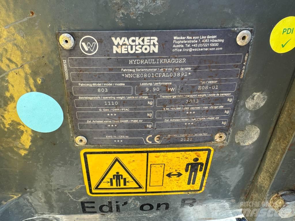 Wacker Neuson 803 Rupsgraafmachines