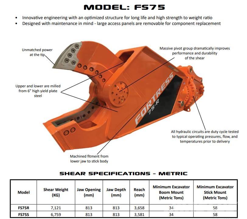  Fortress FS75 Vergruizers