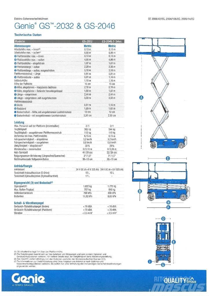 Genie GS 2032 Schaarhoogwerkers