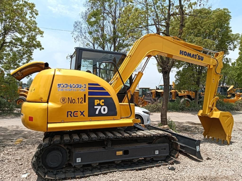 Komatsu PC 70 Rupsgraafmachines