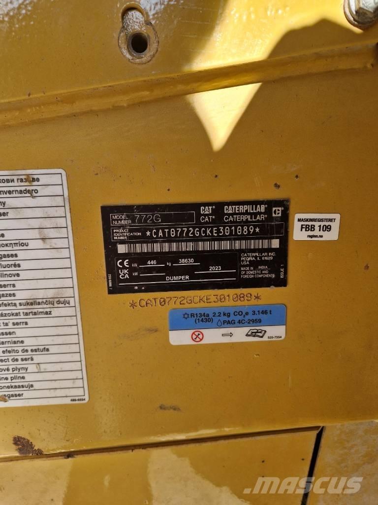 CAT 772 G Starre dumptrucks