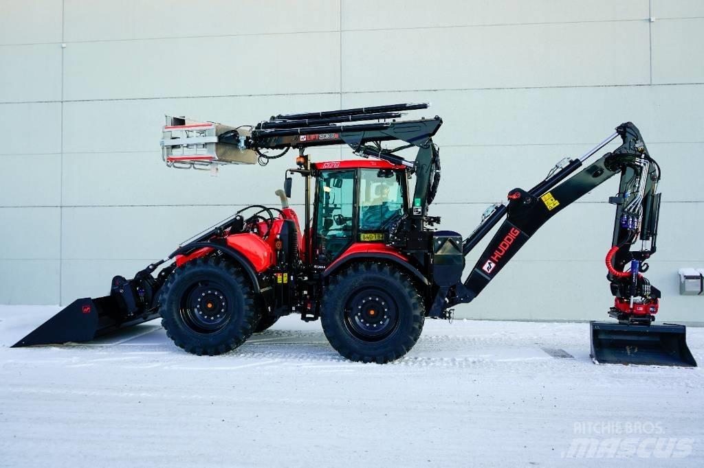 Huddig 1370 CABLE Graaf-laadcombinaties