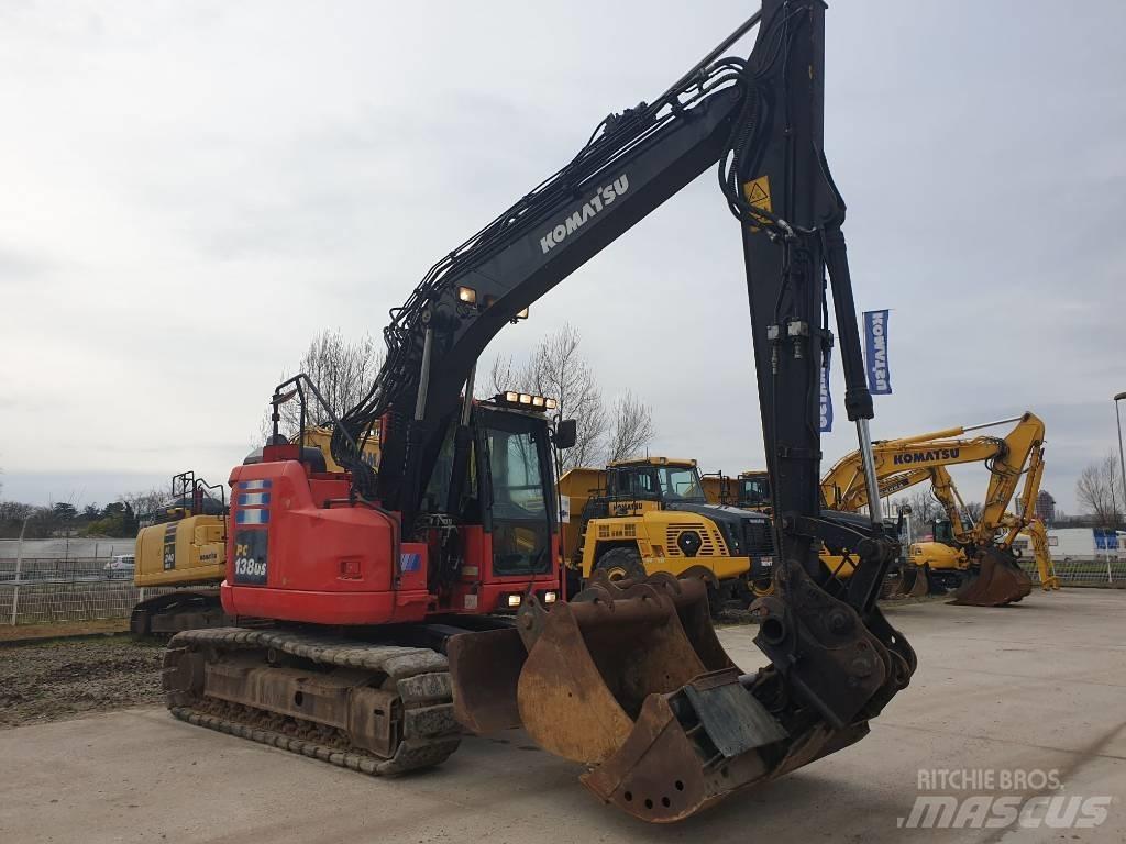 Komatsu PC138US-11 Rupsgraafmachines
