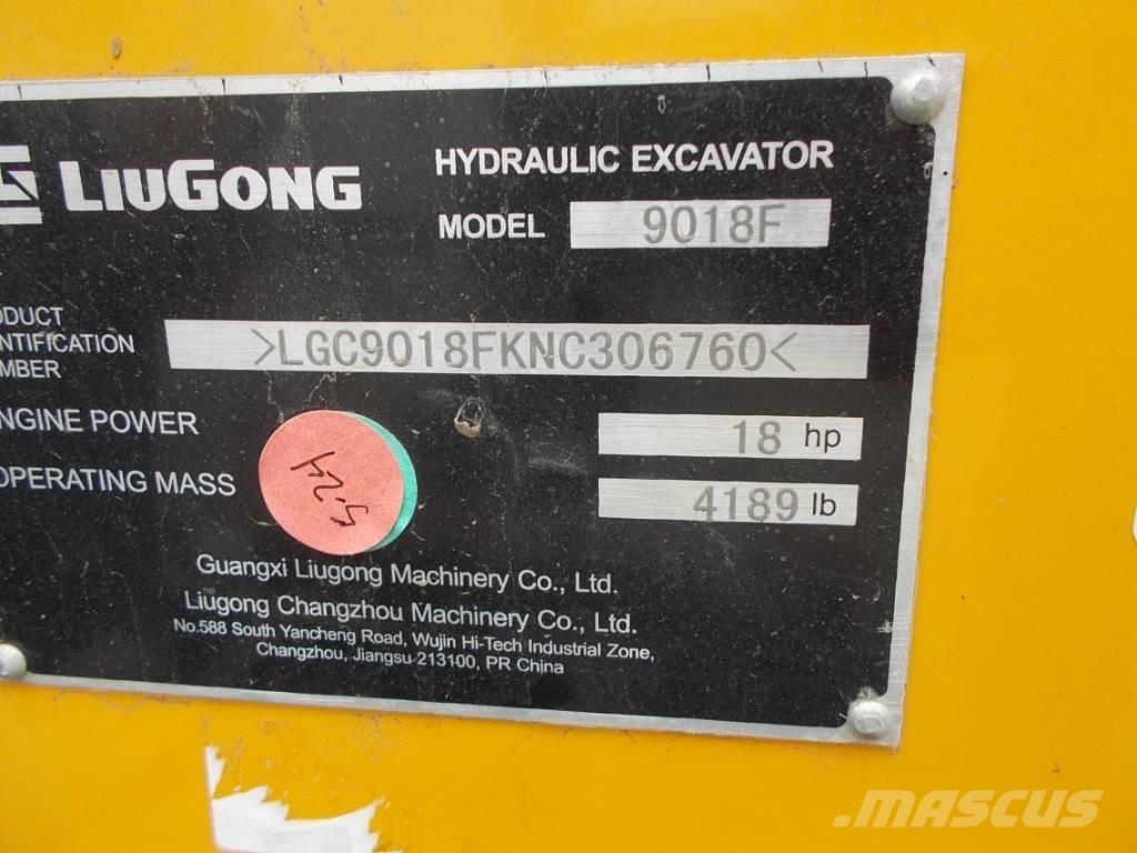 LiuGong 9018 F Minigraafmachines < 7t