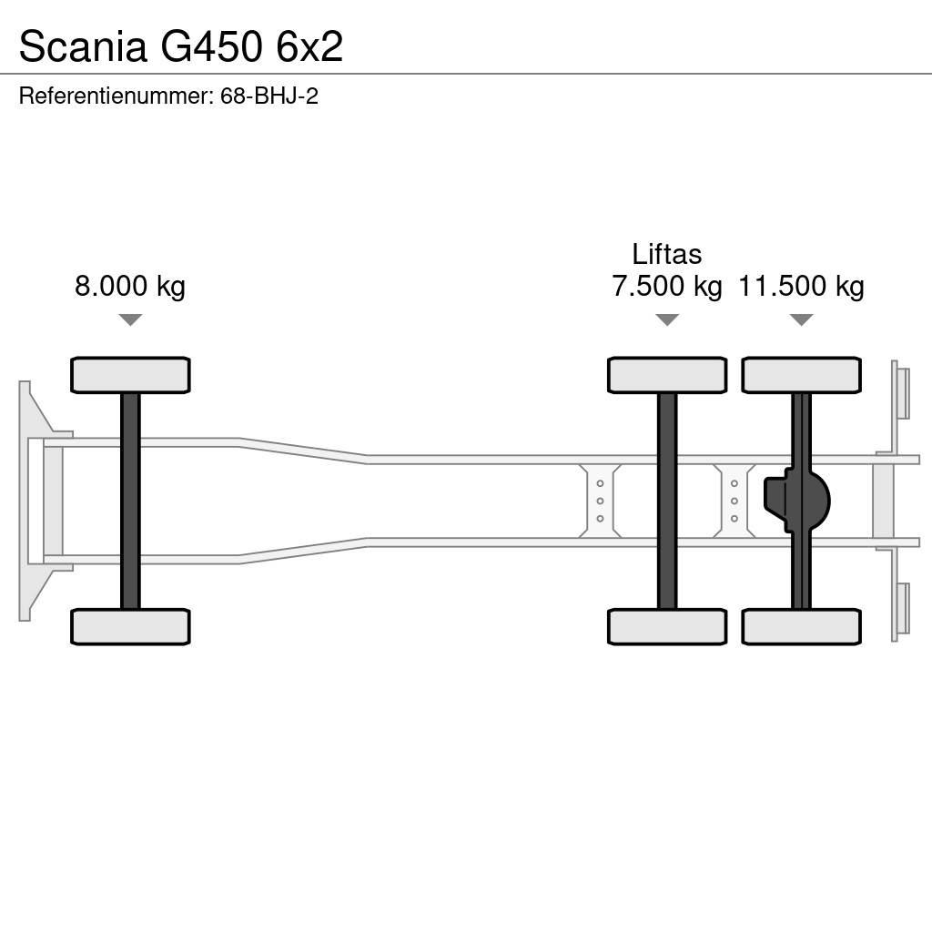 Scania G450 6x2 Chassis met cabine