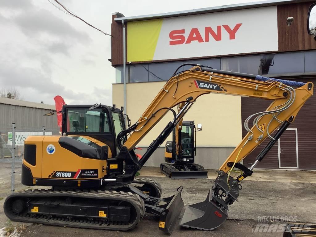 Sany SY80U Midigraafmachines 7t - 12t