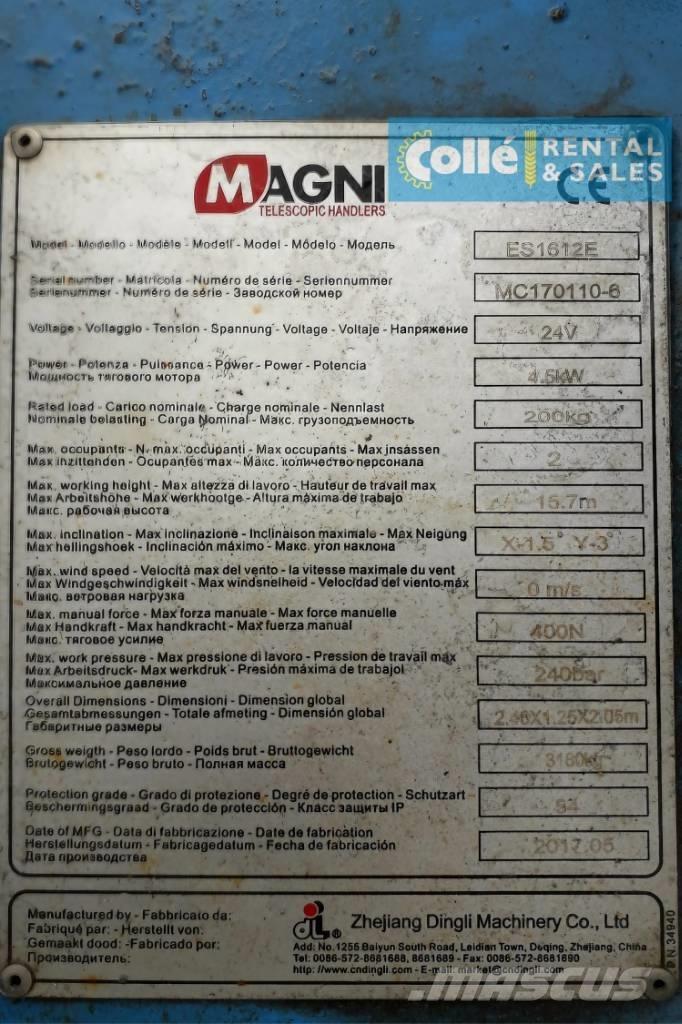 Magni ES 1612 E | 2017 Schaarhoogwerkers