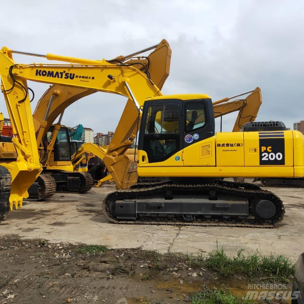 Komatsu PC200-7 Rupsgraafmachines