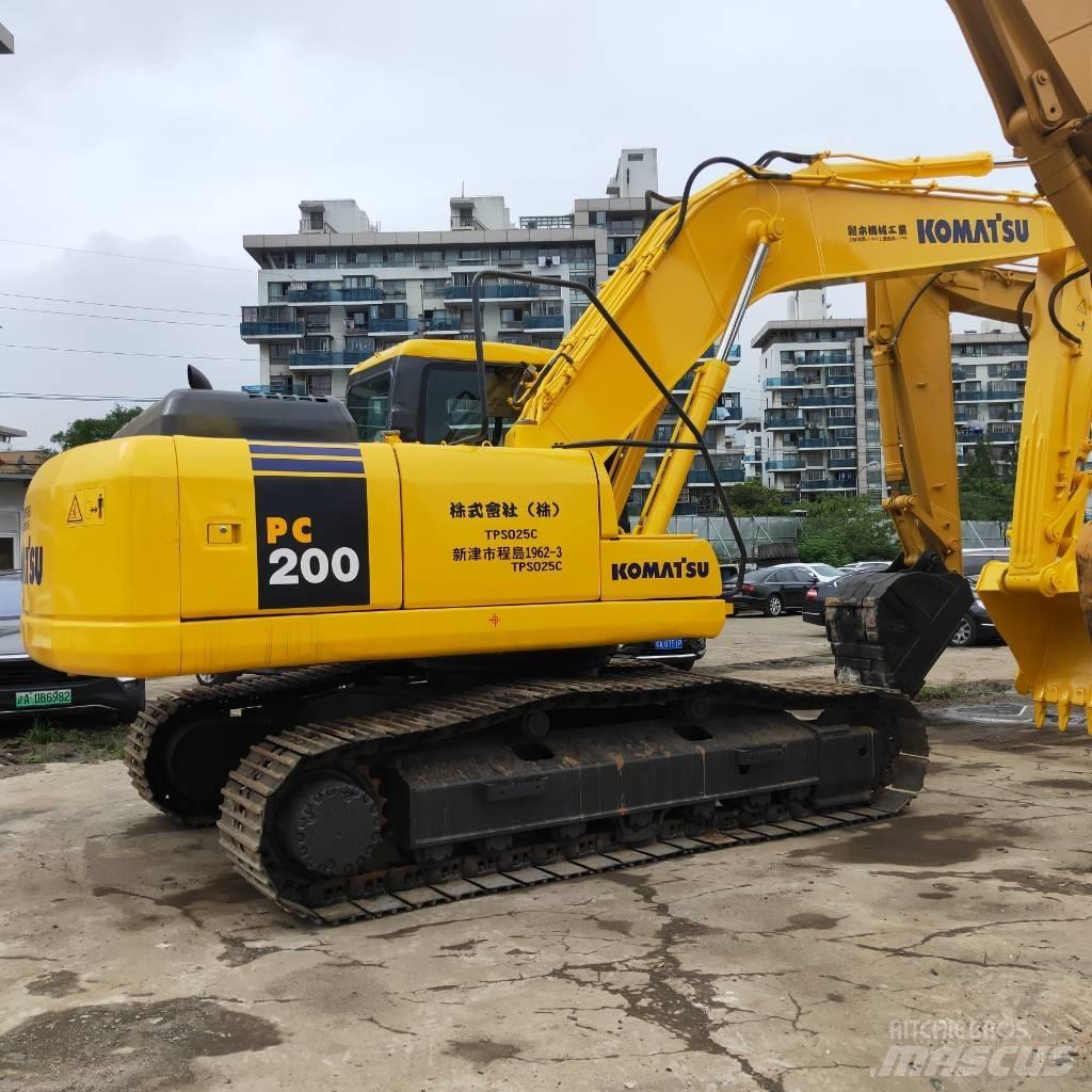 Komatsu PC200-7 Rupsgraafmachines