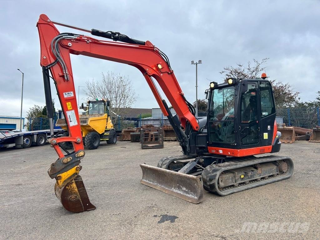 Kubota KX080-4 Midigraafmachines 7t - 12t