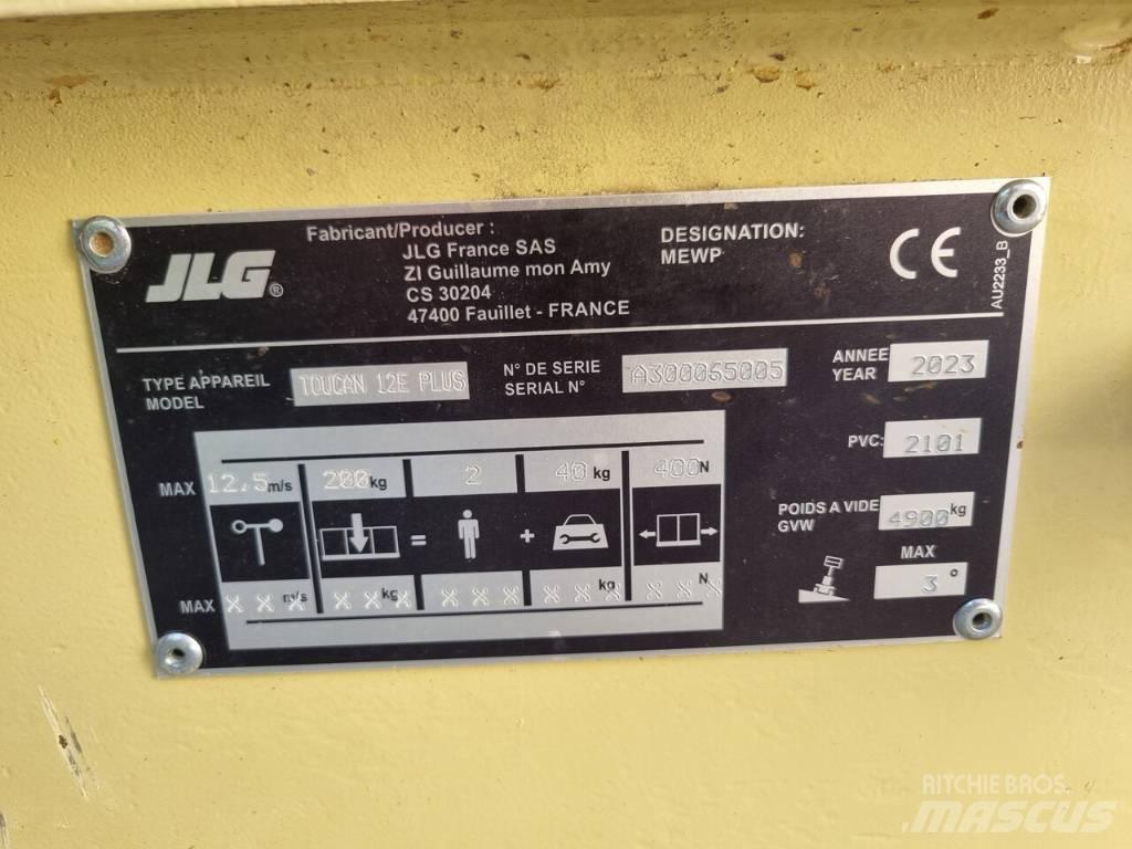 JLG Toucan 12 E Plus Knikarmhoogwerkers