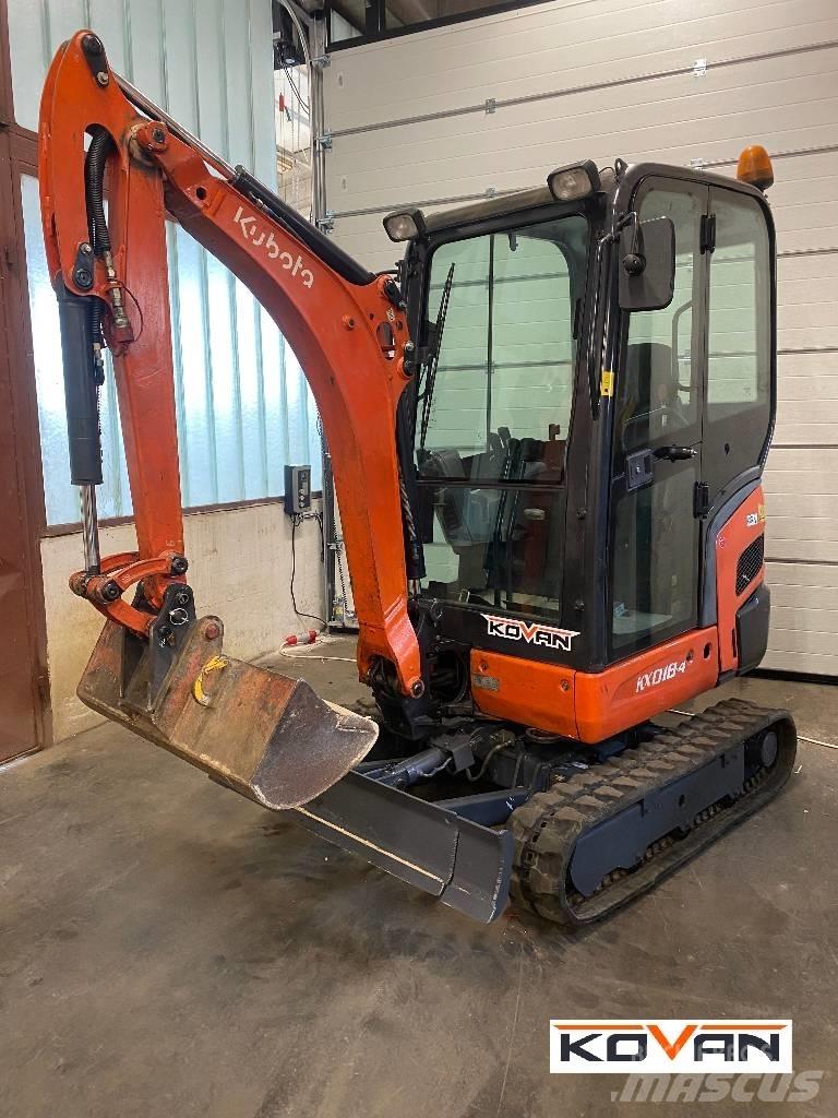 Kubota KX 018-4 Minigraafmachines < 7t