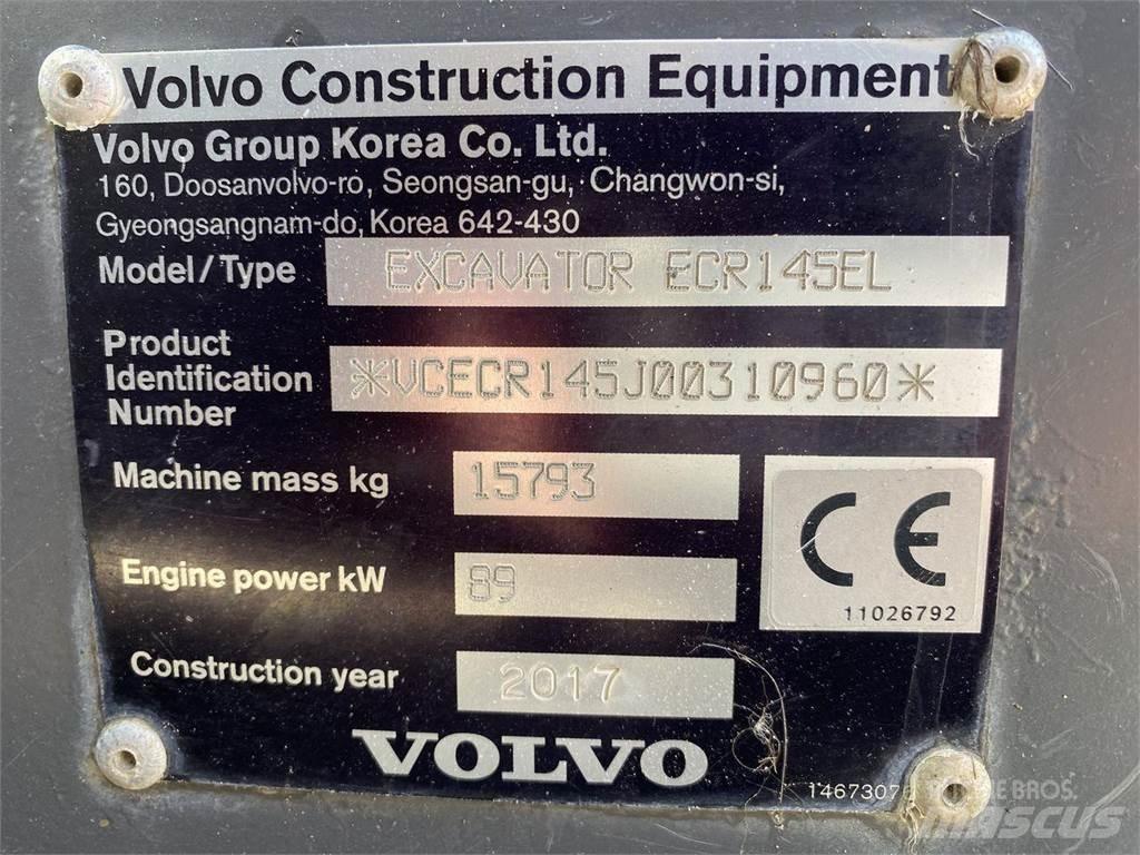 Volvo ECR145EL Rupsgraafmachines