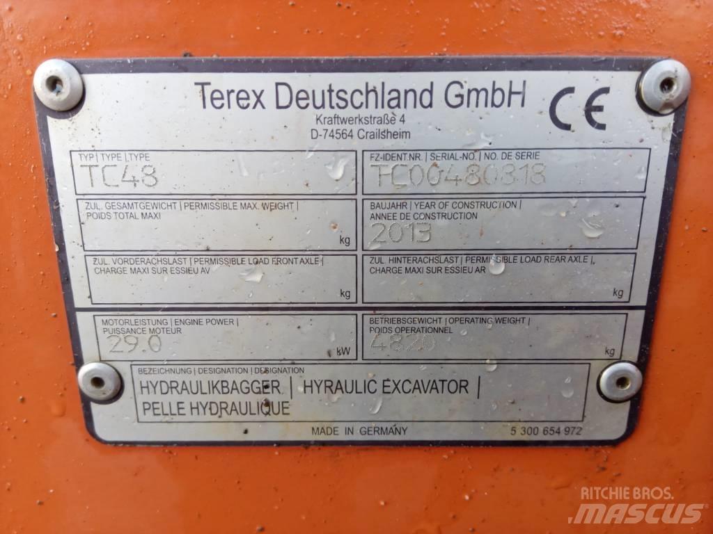 Terex TC 48 Minigraafmachines < 7t