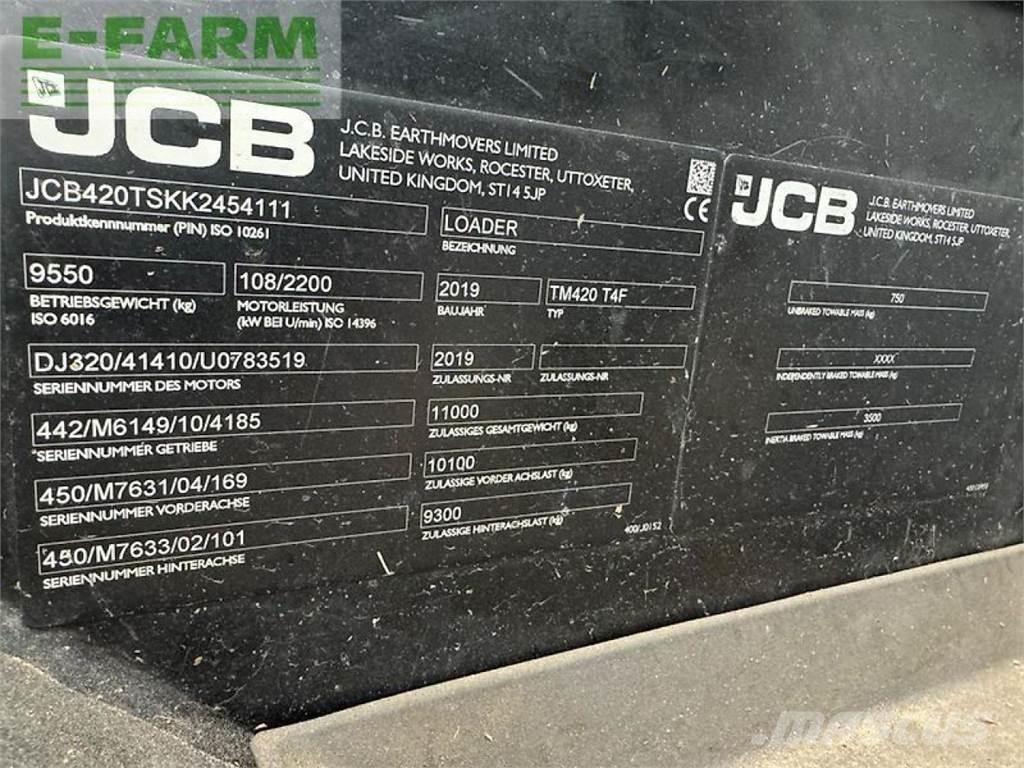 JCB tm 420 Verreikers voor landbouw