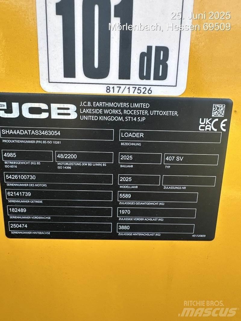 JCB 407 Wielladers