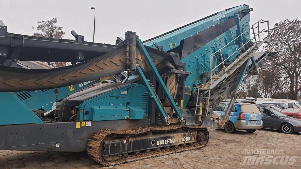 PowerScreen 2100 Mobiele zeefinstallaties