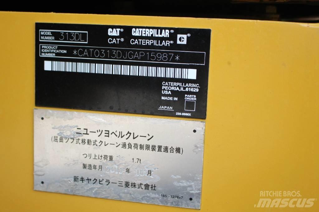 CAT 313 D Rupsgraafmachines
