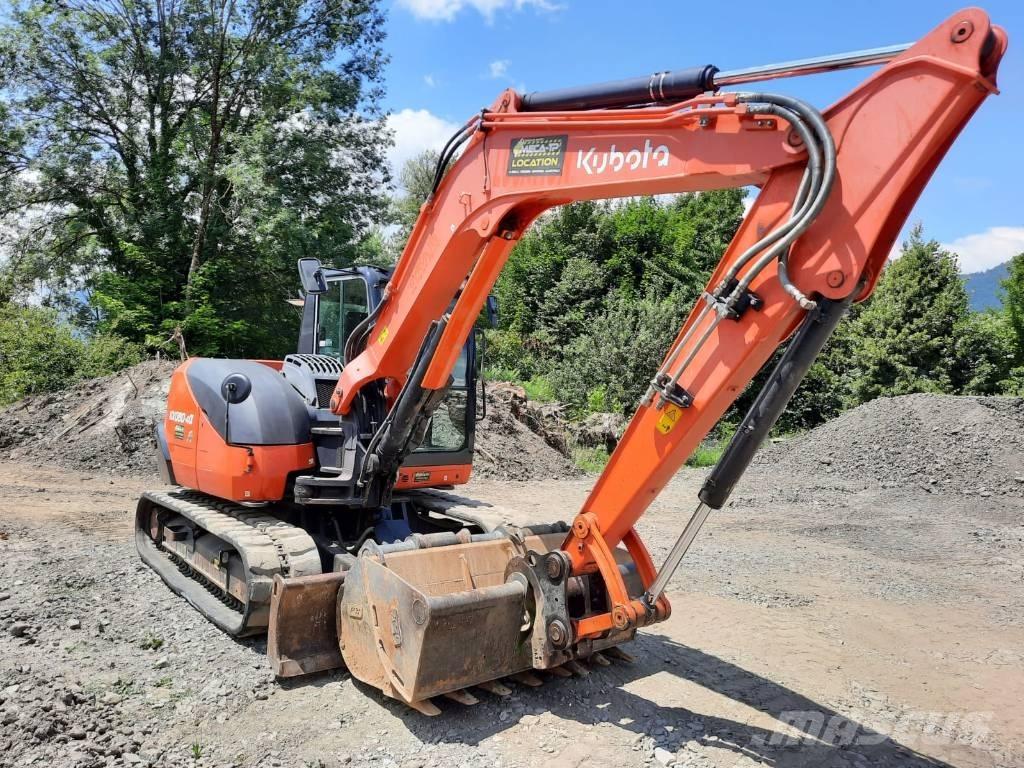Kubota KX 080-4 Midigraafmachines 7t - 12t