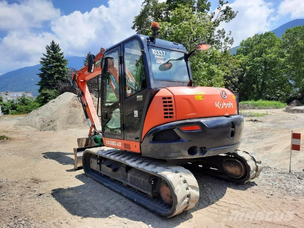 Kubota KX 080-4 Midigraafmachines 7t - 12t