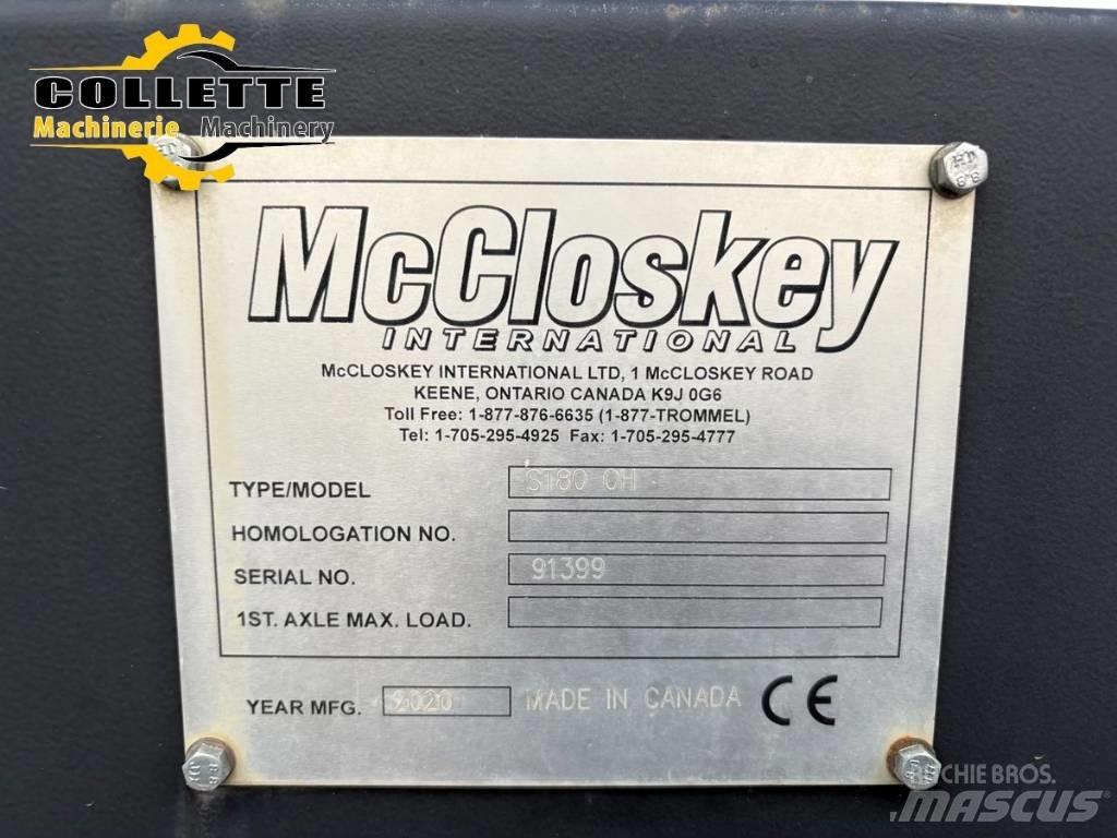 McCloskey ST80 Transportbanden