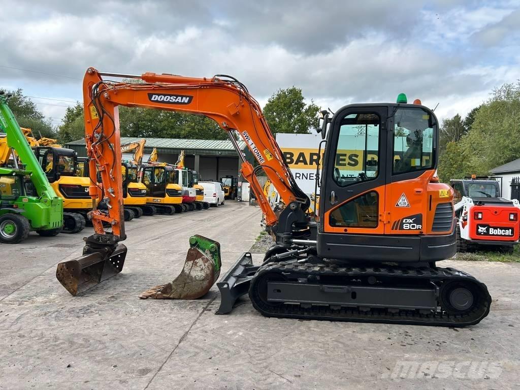 Doosan DX 80 R Midigraafmachines 7t - 12t
